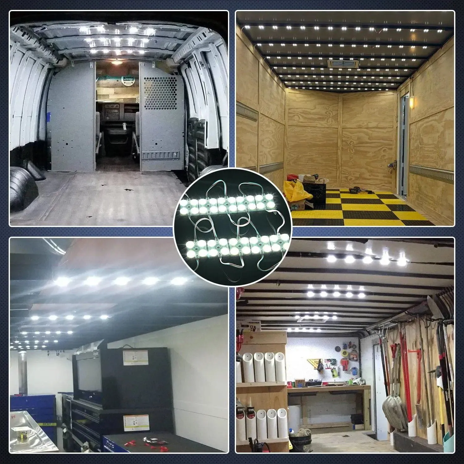40 Leds Interior White Light Kits