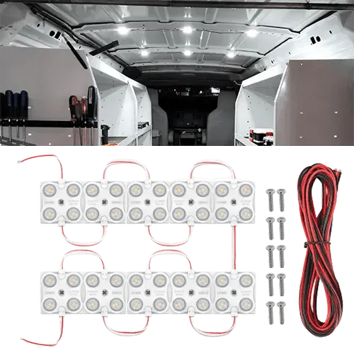 40 Leds Interior White Light Kits