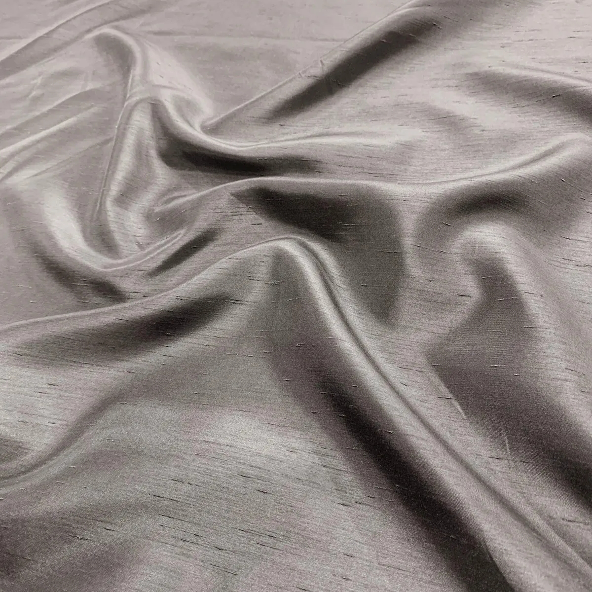5pcs - Shantung Satin (Reversible) Table Linen 108"x156" Banquet - Silver