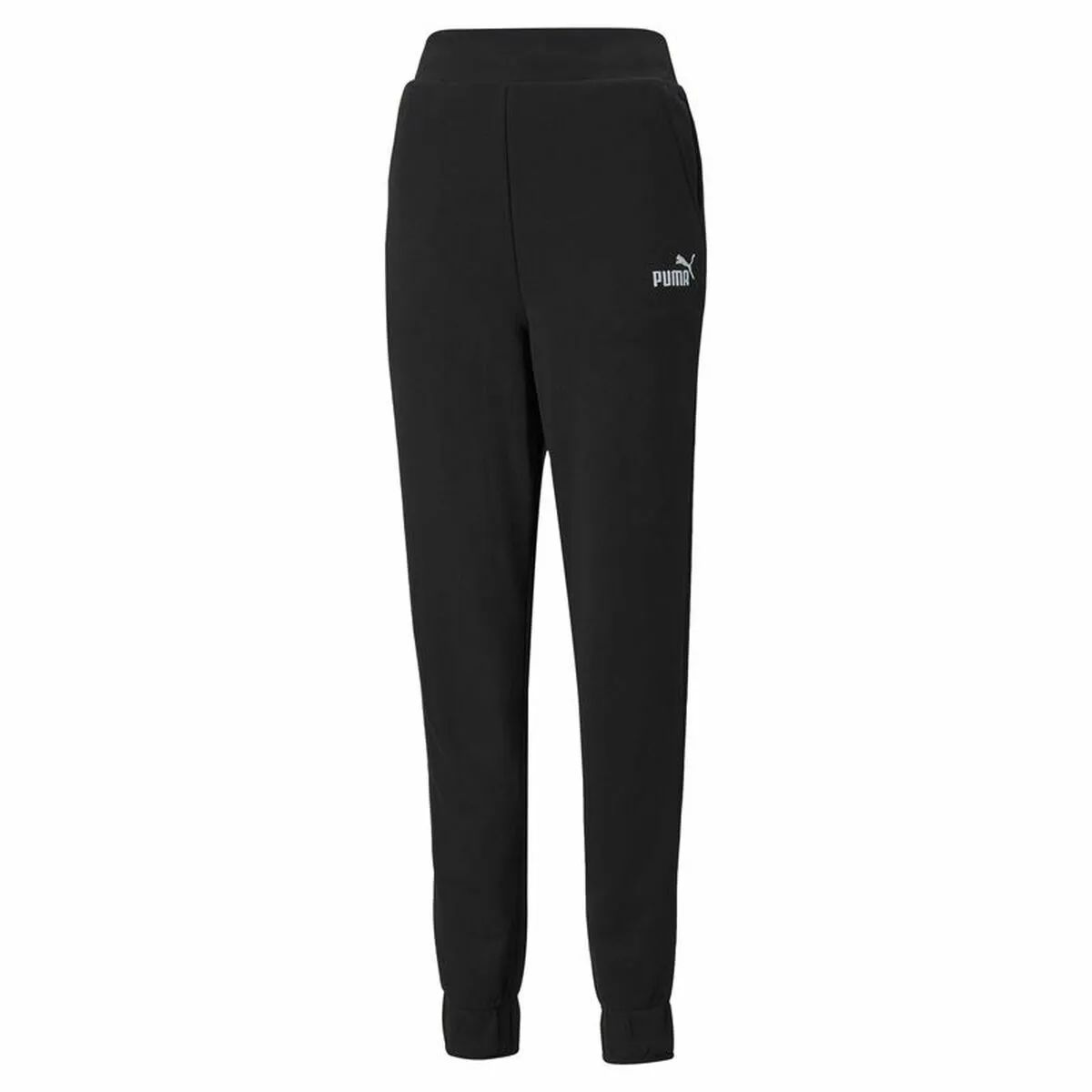 Adult Trousers Puma Essentials  Embroidery  Black Lady