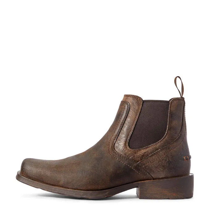 Ariat Men's 6" Midtown Rambler Slip On Ankle Boot - Stone 10031635