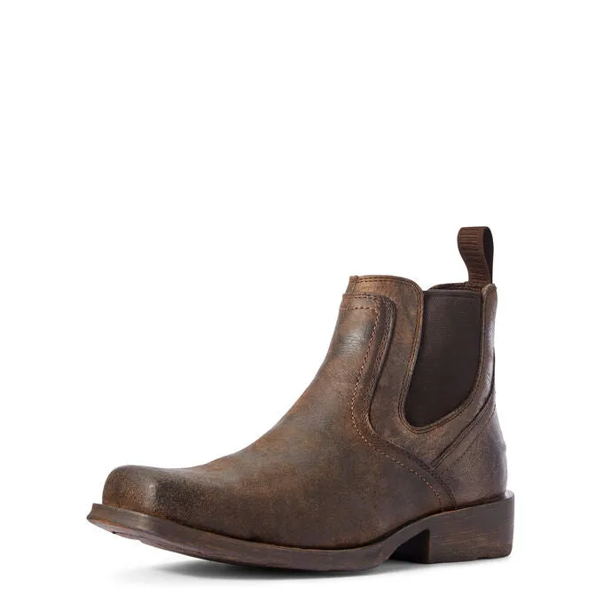Ariat Men's 6" Midtown Rambler Slip On Ankle Boot - Stone 10031635