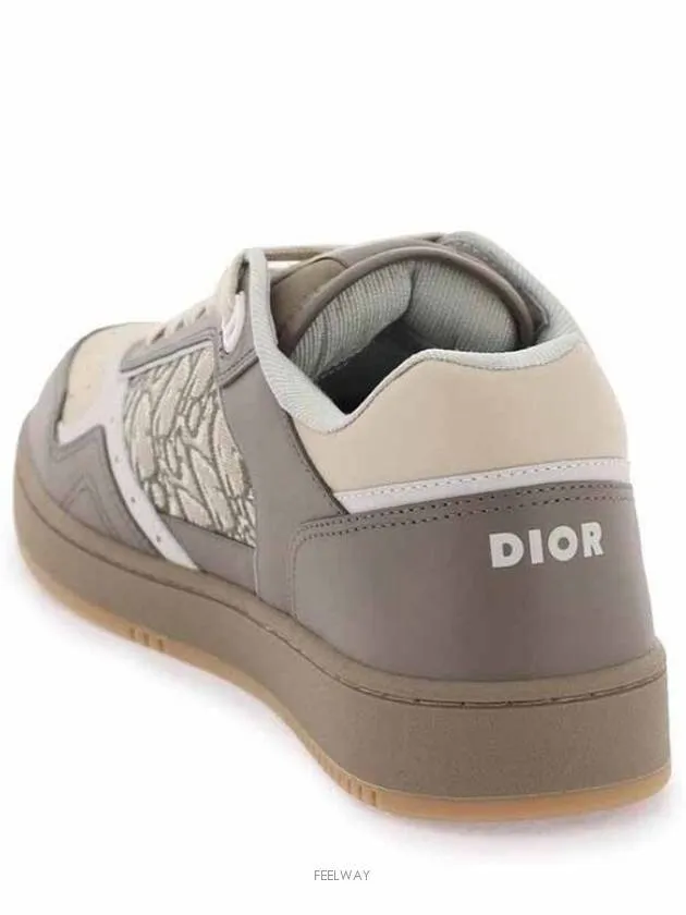 B27 Smooth Calfskin Low Top Sneakers Khaki Beige