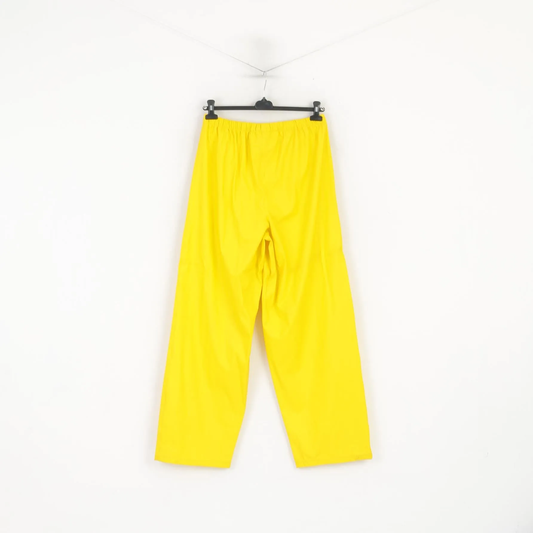 Base Camp Men L Trousers Yellow Polyurethan Outdoor Hiking Waterproof Pants