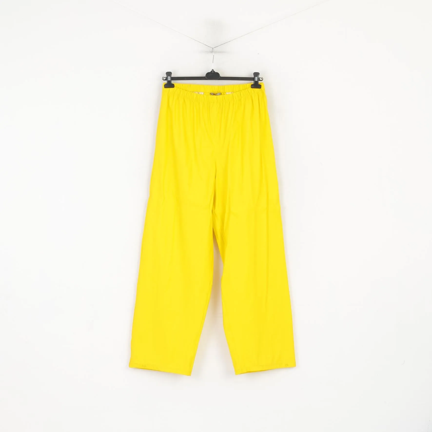 Base Camp Men L Trousers Yellow Polyurethan Outdoor Hiking Waterproof Pants