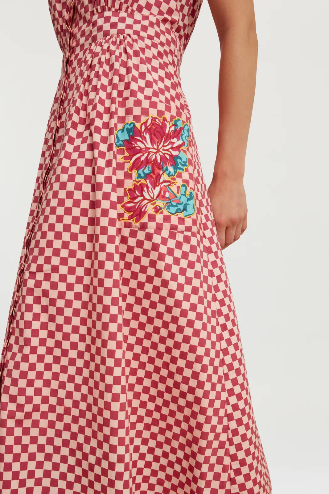 Blumen Dress in Peach