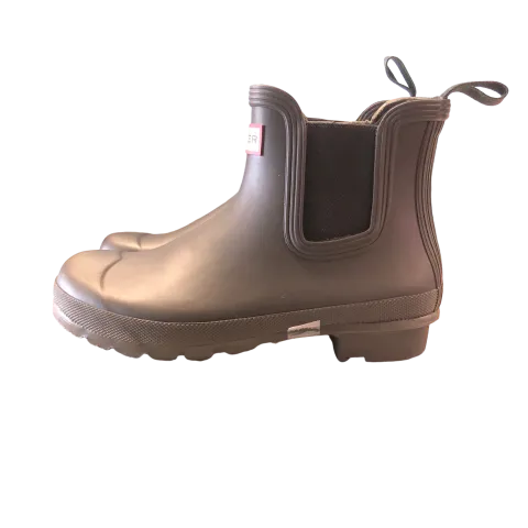 Boots Hiking By Hunter In Black, Size: 7
