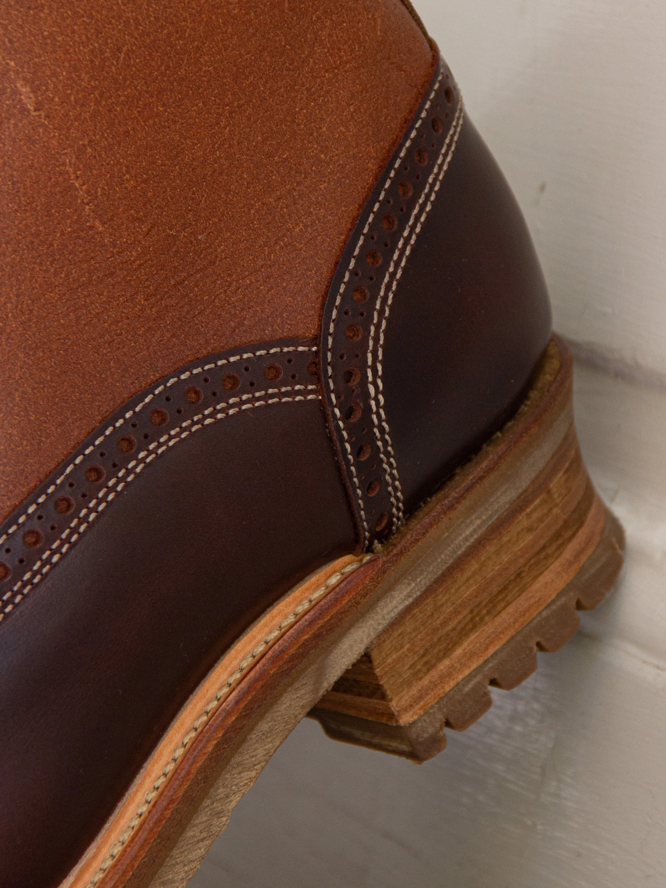 Bright Shoemakers, Monkey Boot, Chestnut/ Russet Rough Out