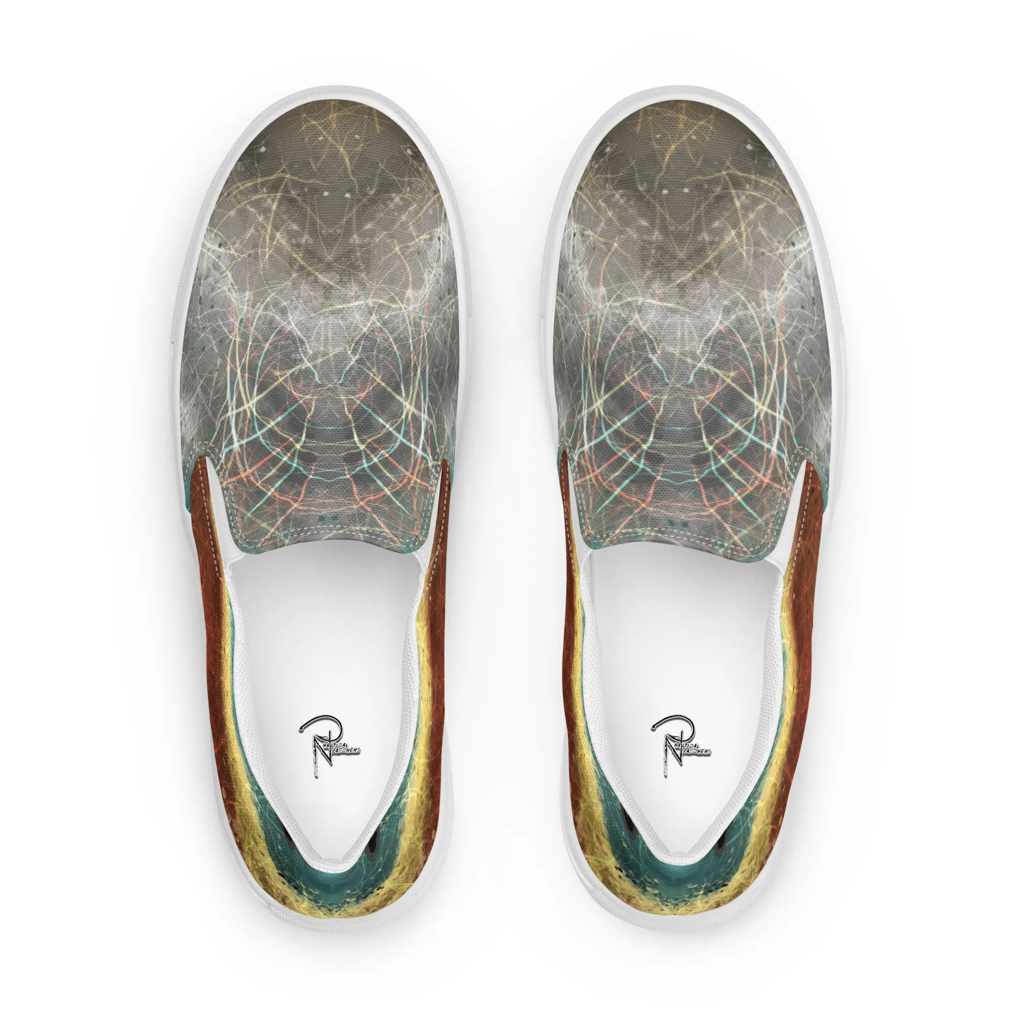 Brilliance Mens slip-on canvas shoes