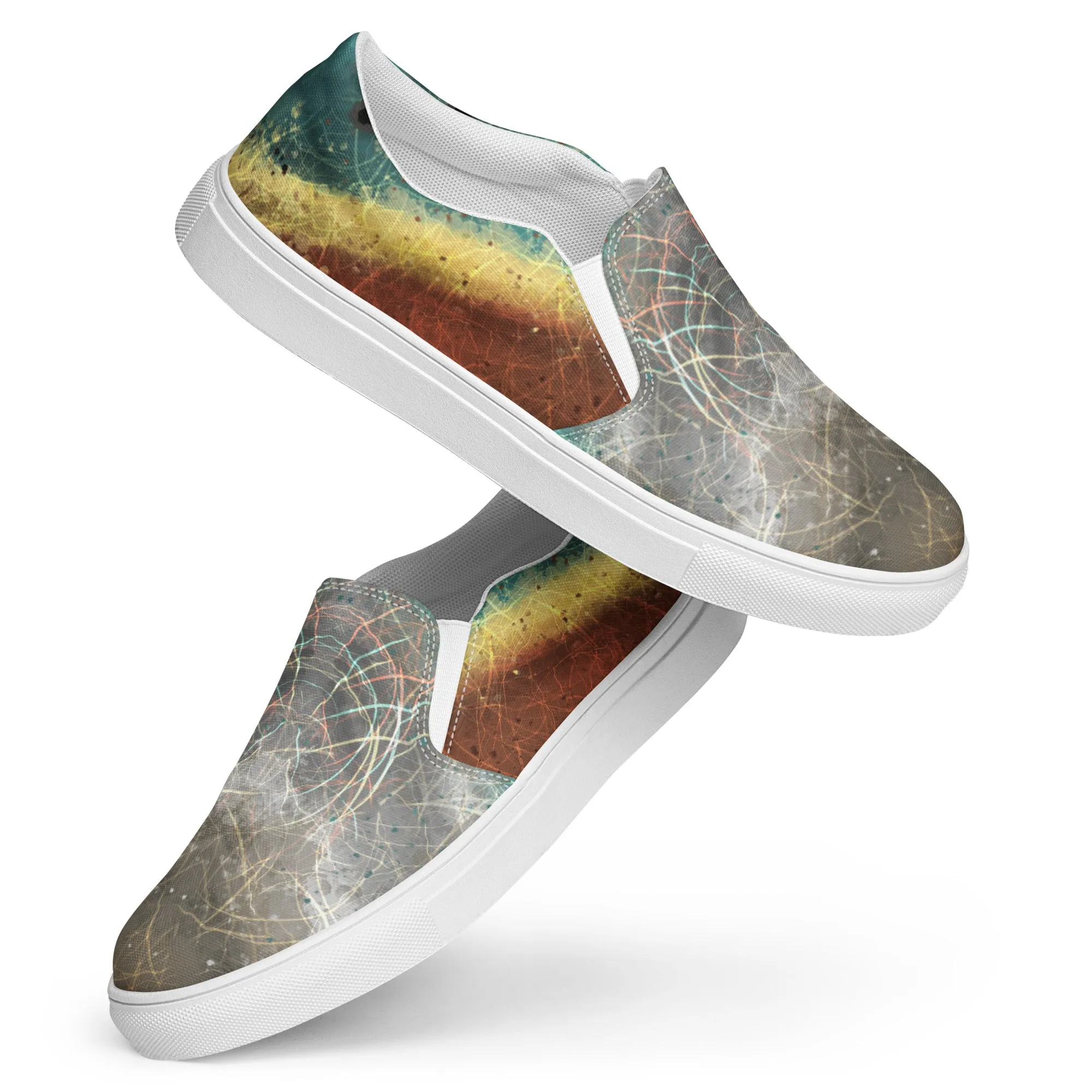 Brilliance Mens slip-on canvas shoes