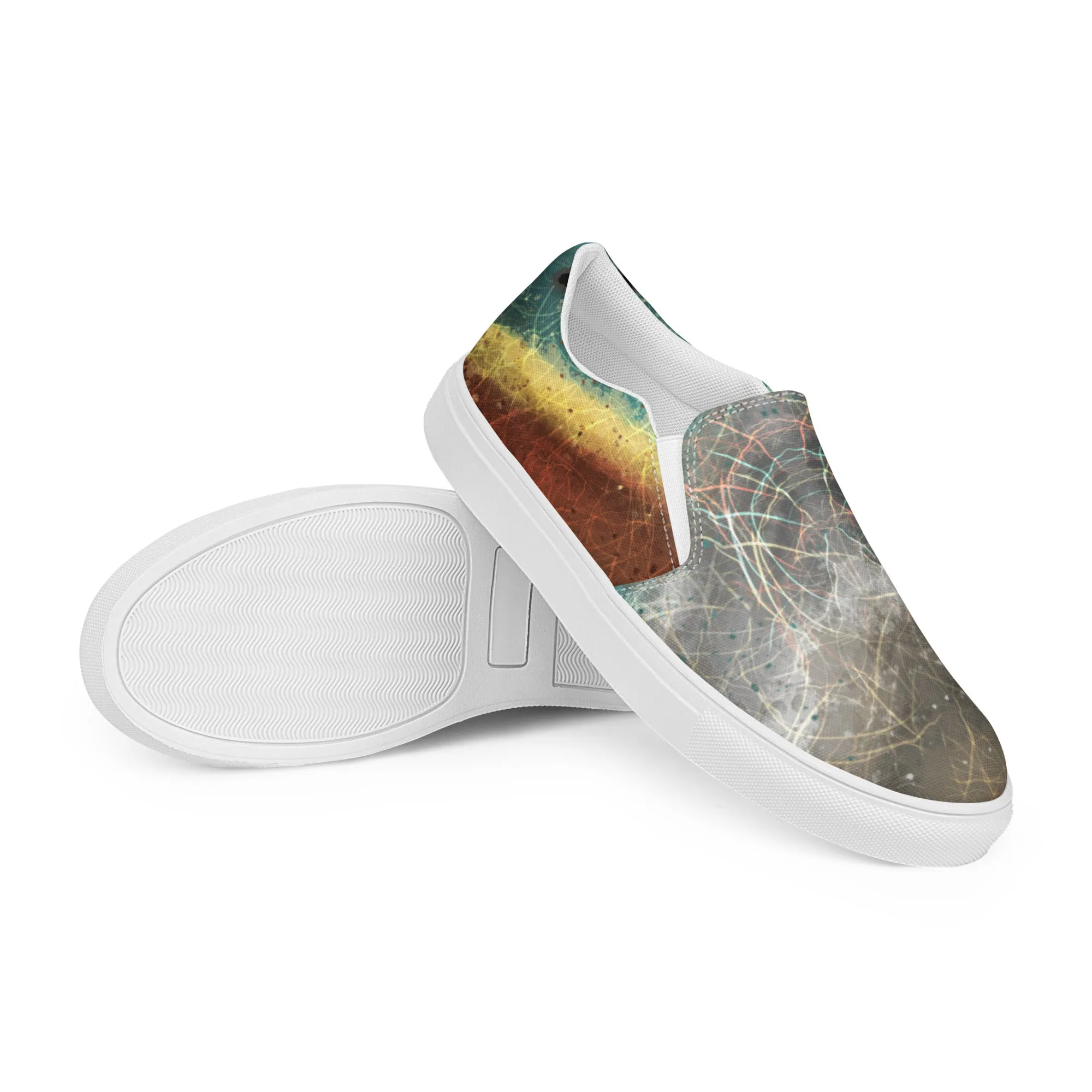 Brilliance Womens slip-on canvas shoes