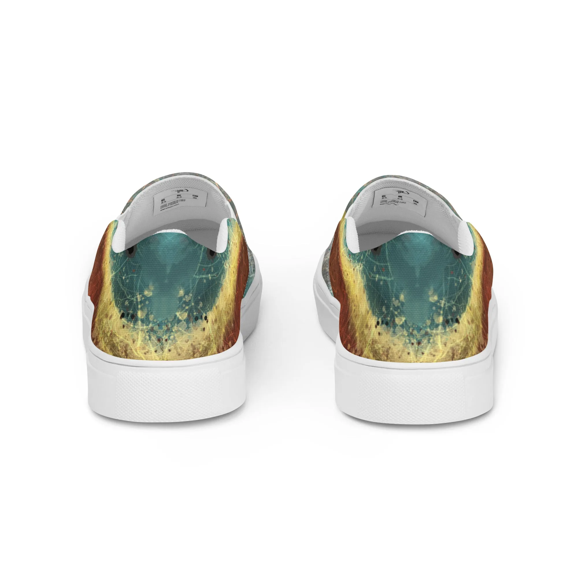 Brilliance Womens slip-on canvas shoes
