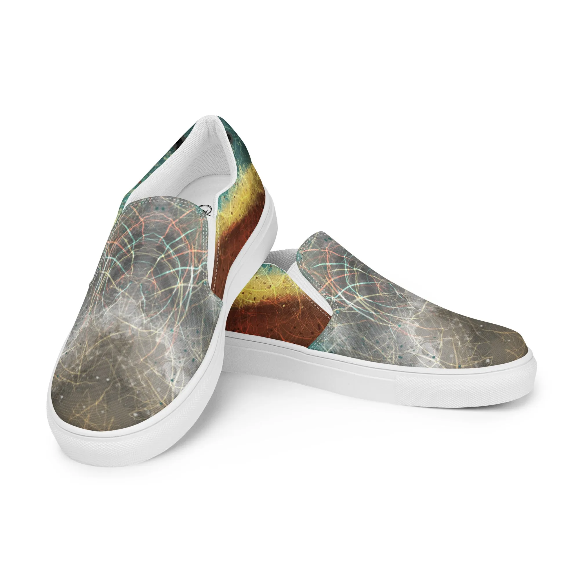 Brilliance Womens slip-on canvas shoes