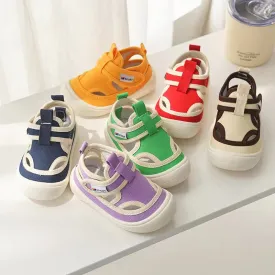 Candy Color Summer Canvas Sandals