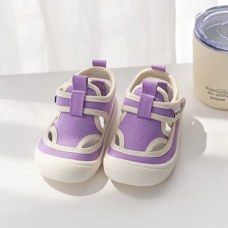 Candy Color Summer Canvas Sandals
