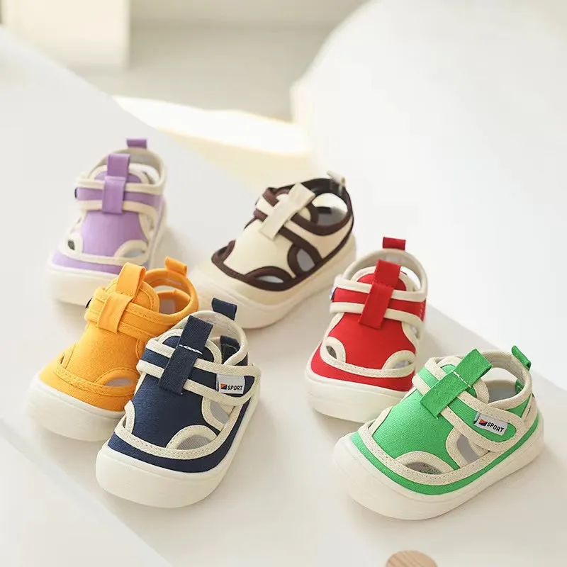 Candy Color Summer Canvas Sandals