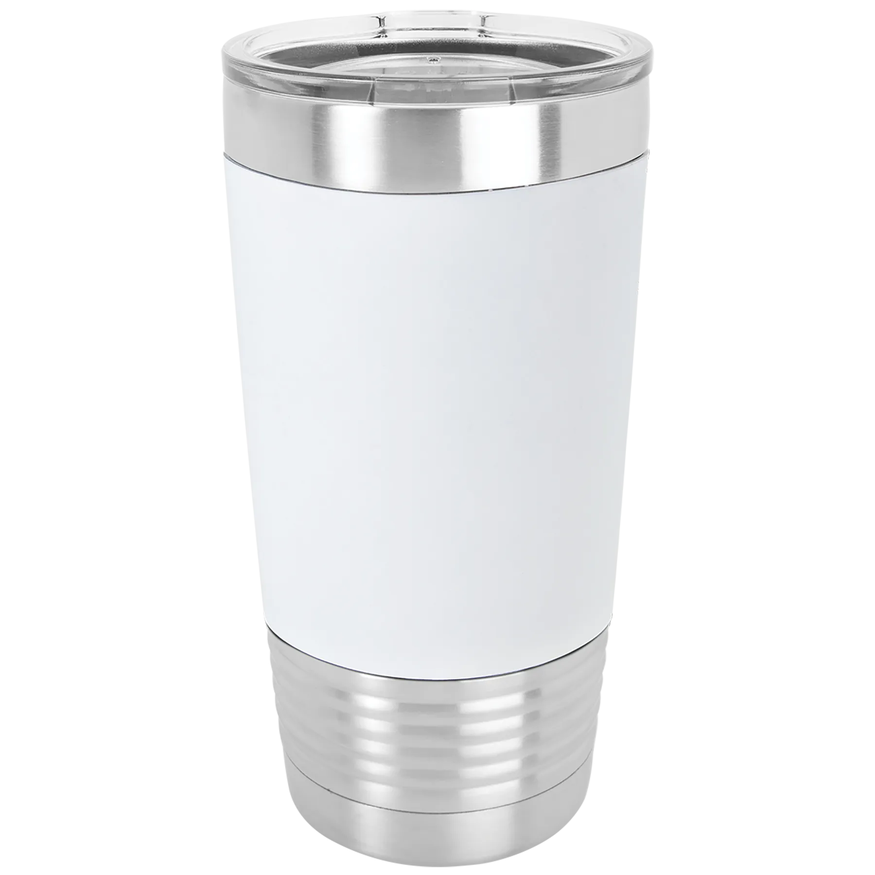 Case of 24 Blank 20 oz Silicone Tumblers, Insulated Stainless Steel   Lid