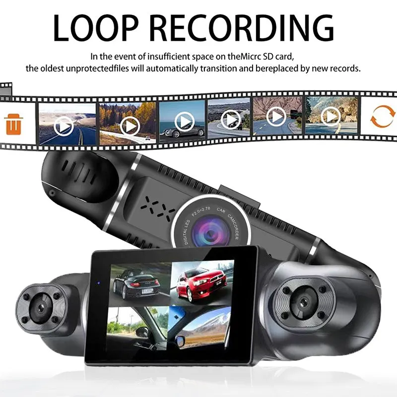  Driving Security  4-Channel 1080P Car Recorder