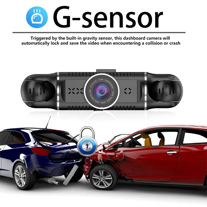  Driving Security  4-Channel 1080P Car Recorder
