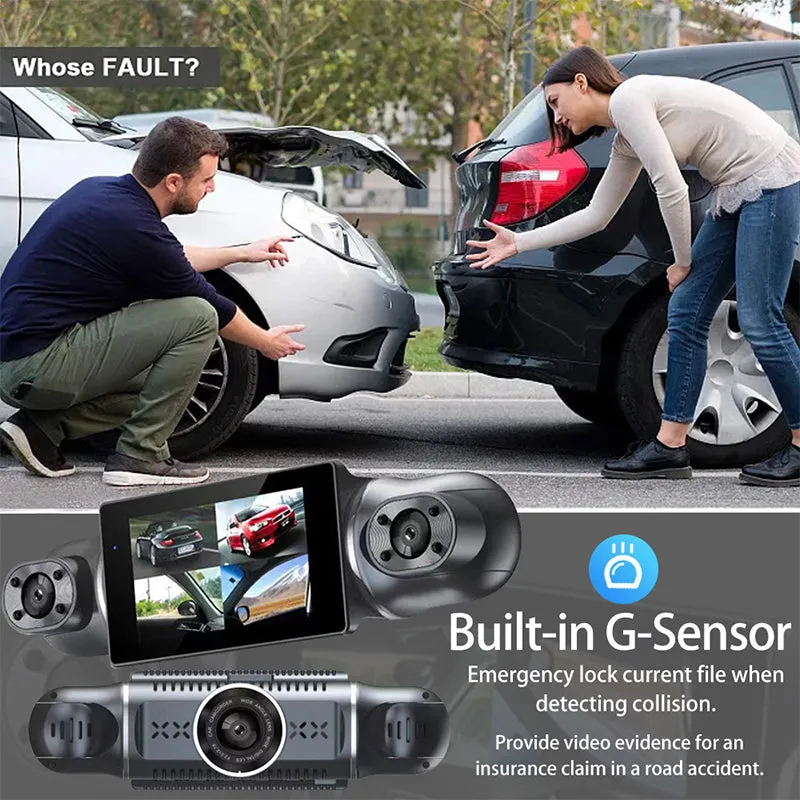  Driving Security  4-Channel 1080P Car Recorder