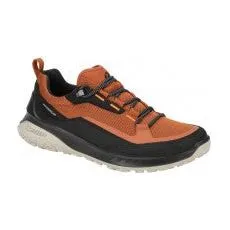 Ecco Men's ULT-TRN Waterproof Low Shoe in Black Cognac