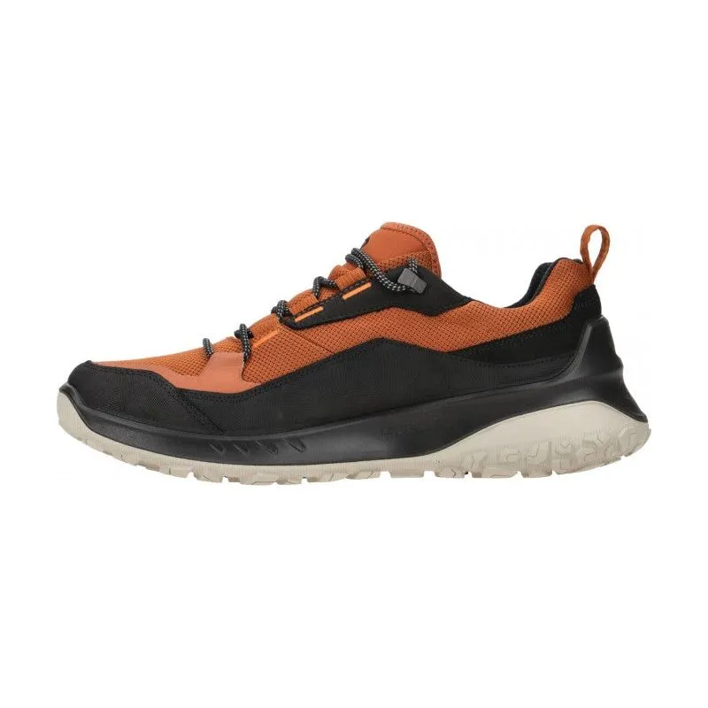 Ecco Men's ULT-TRN Waterproof Low Shoe in Black Cognac
