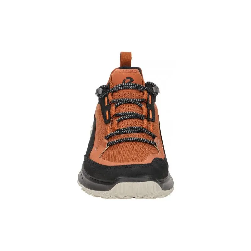 Ecco Men's ULT-TRN Waterproof Low Shoe in Black Cognac