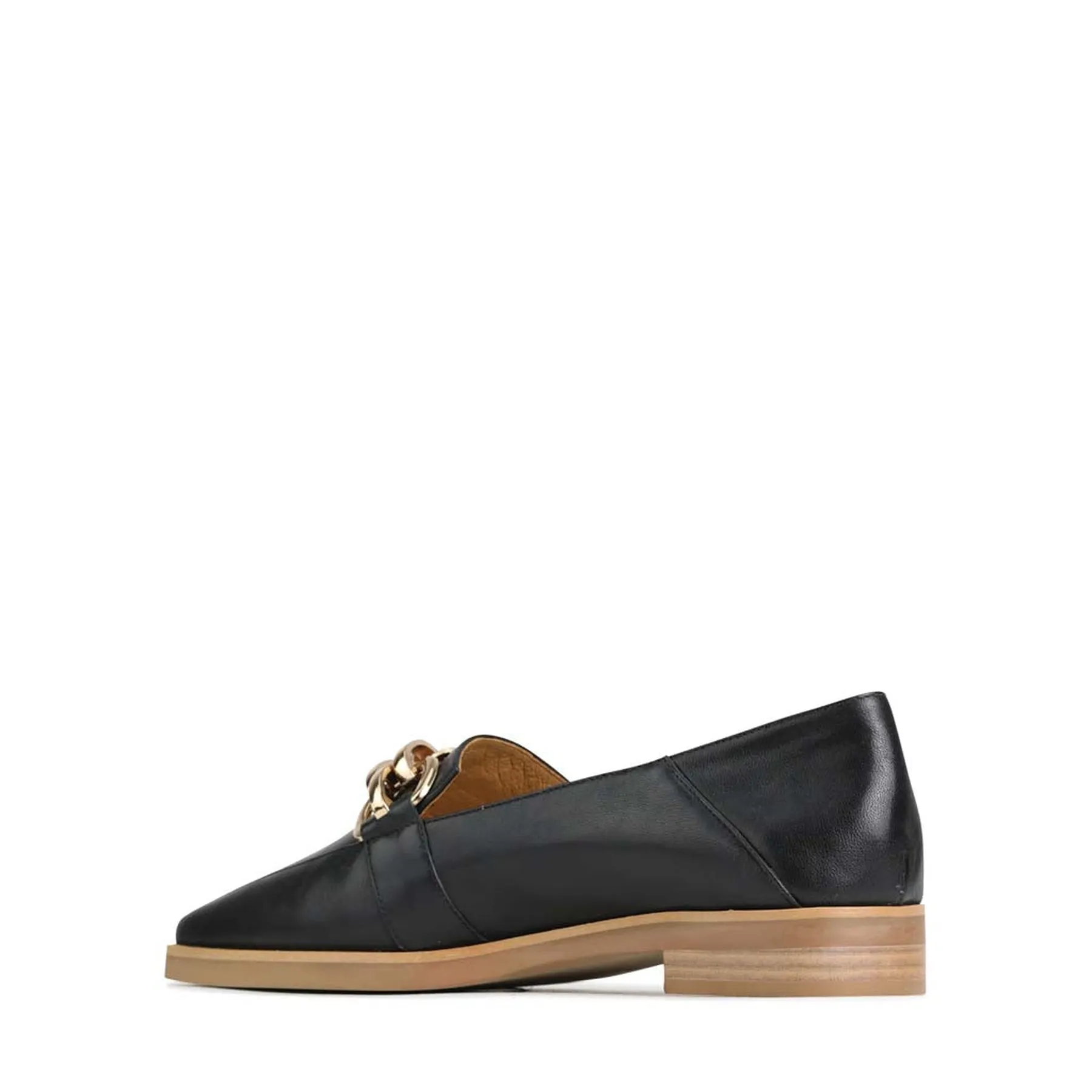 ESTELLE LOW HEEL LOAFERS LEATHER