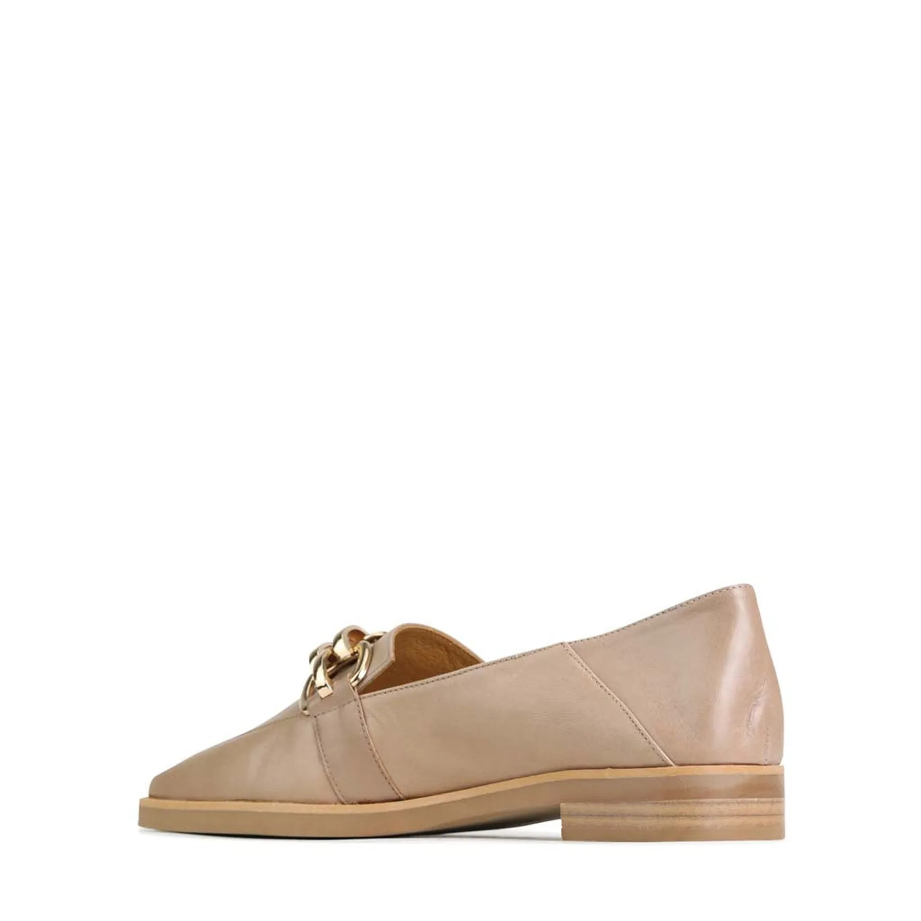 ESTELLE LOW HEEL LOAFERS LEATHER