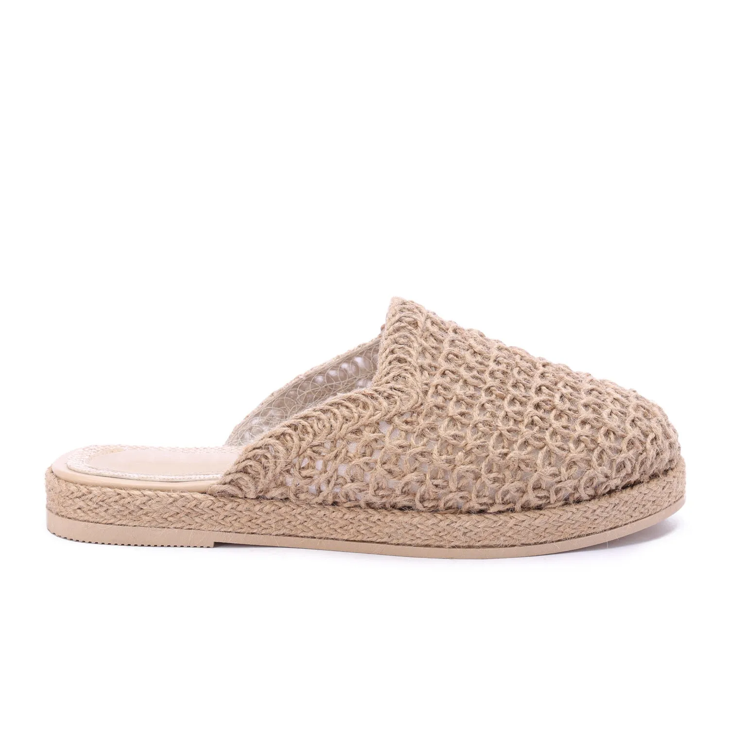 Flat Sole Slip-On Clogs-Cafe
