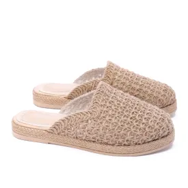 Flat Sole Slip-On Clogs-Cafe