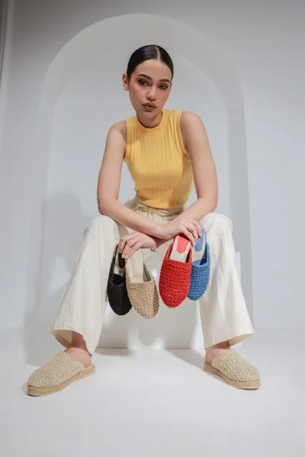 Flat Sole Slip-On Clogs-Cafe