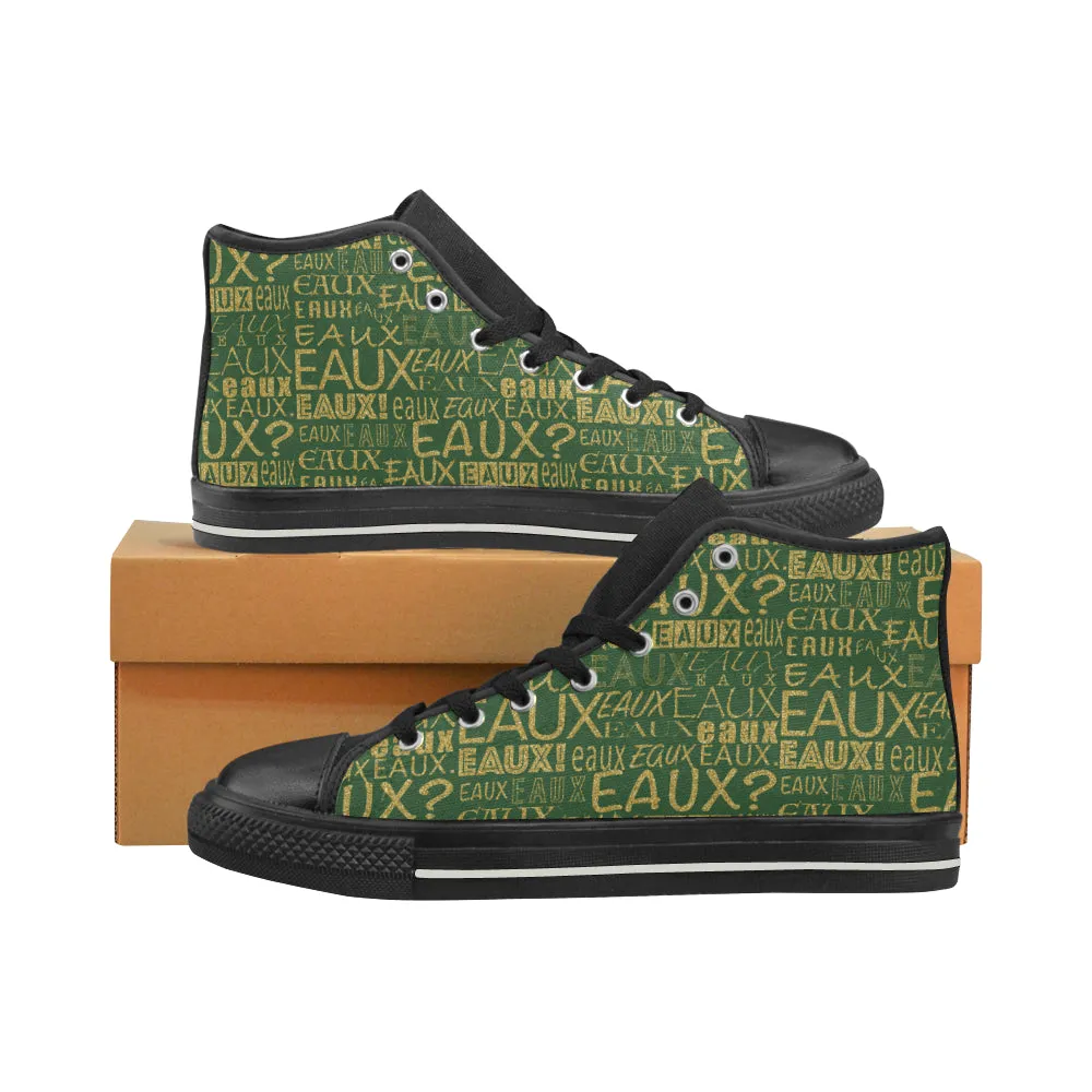 GOLD ALLEAUXVER MEN'S LARGE HI-TOPS (SIZE 13-14)