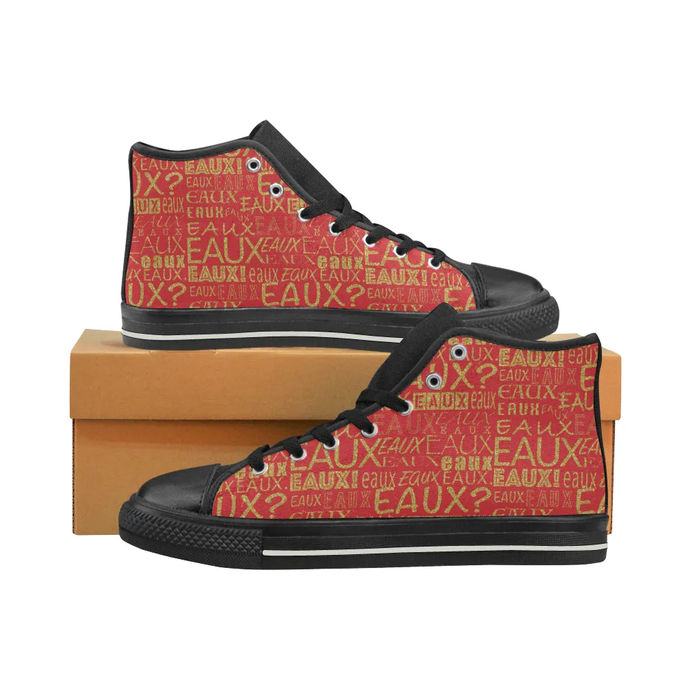 GOLD ALLEAUXVER MEN'S LARGE HI-TOPS (SIZE 13-14)