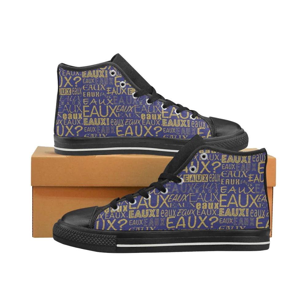 GOLD ALLEAUXVER MEN'S LARGE HI-TOPS (SIZE 13-14)