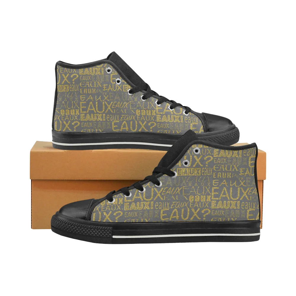 GOLD ALLEAUXVER MEN'S LARGE HI-TOPS (SIZE 13-14)