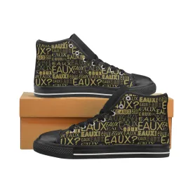 GOLD ALLEAUXVER MEN'S LARGE HI-TOPS (SIZE 13-14)