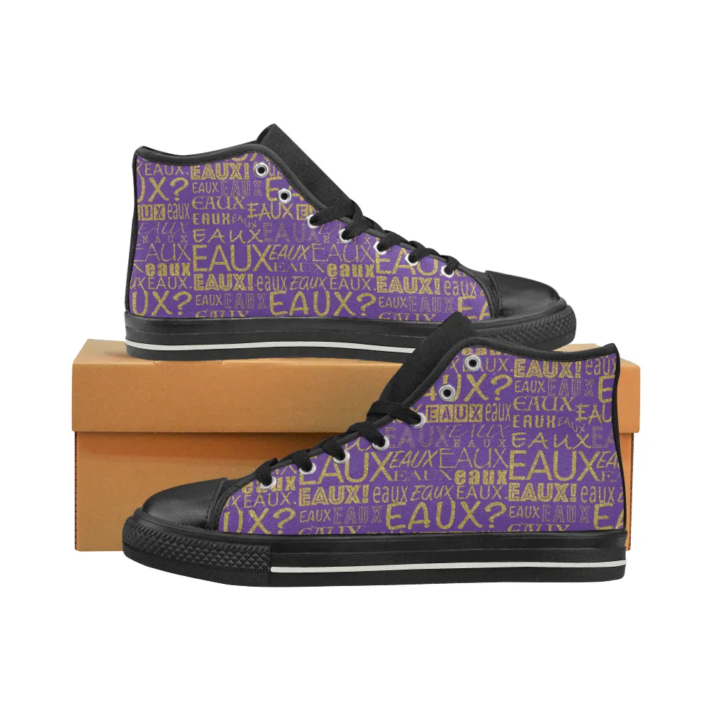 GOLD ALLEAUXVER MEN'S LARGE HI-TOPS (SIZE 13-14)