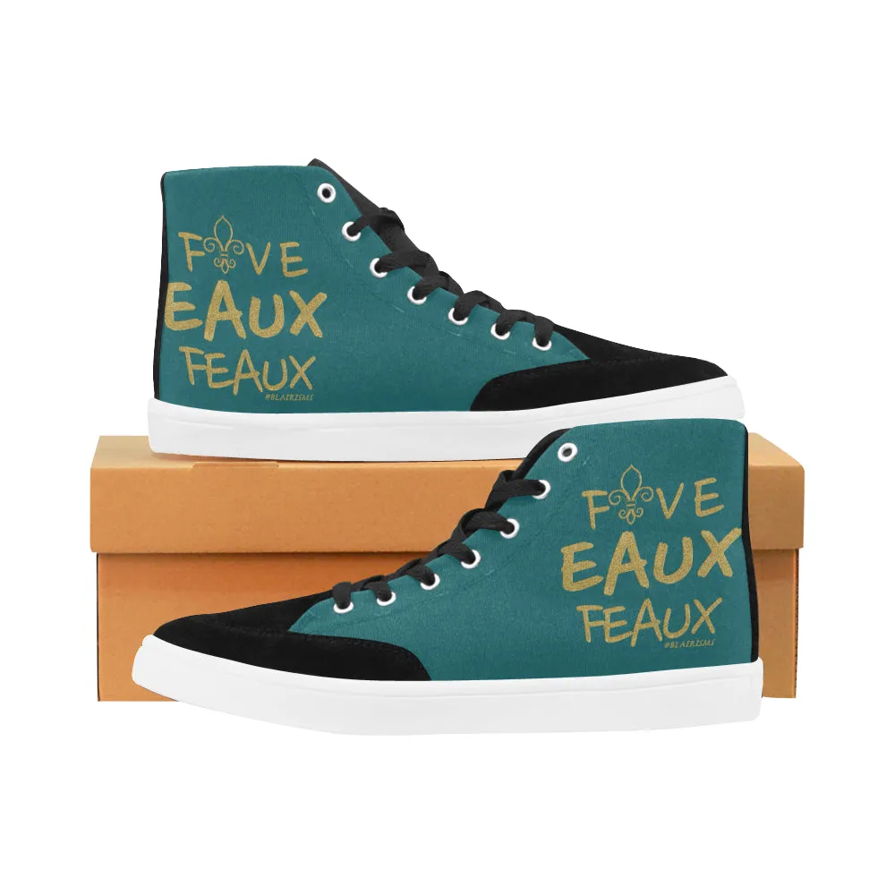 GOLD FIVE EAUX FEAUX MEN'S HI-TOP SHOES