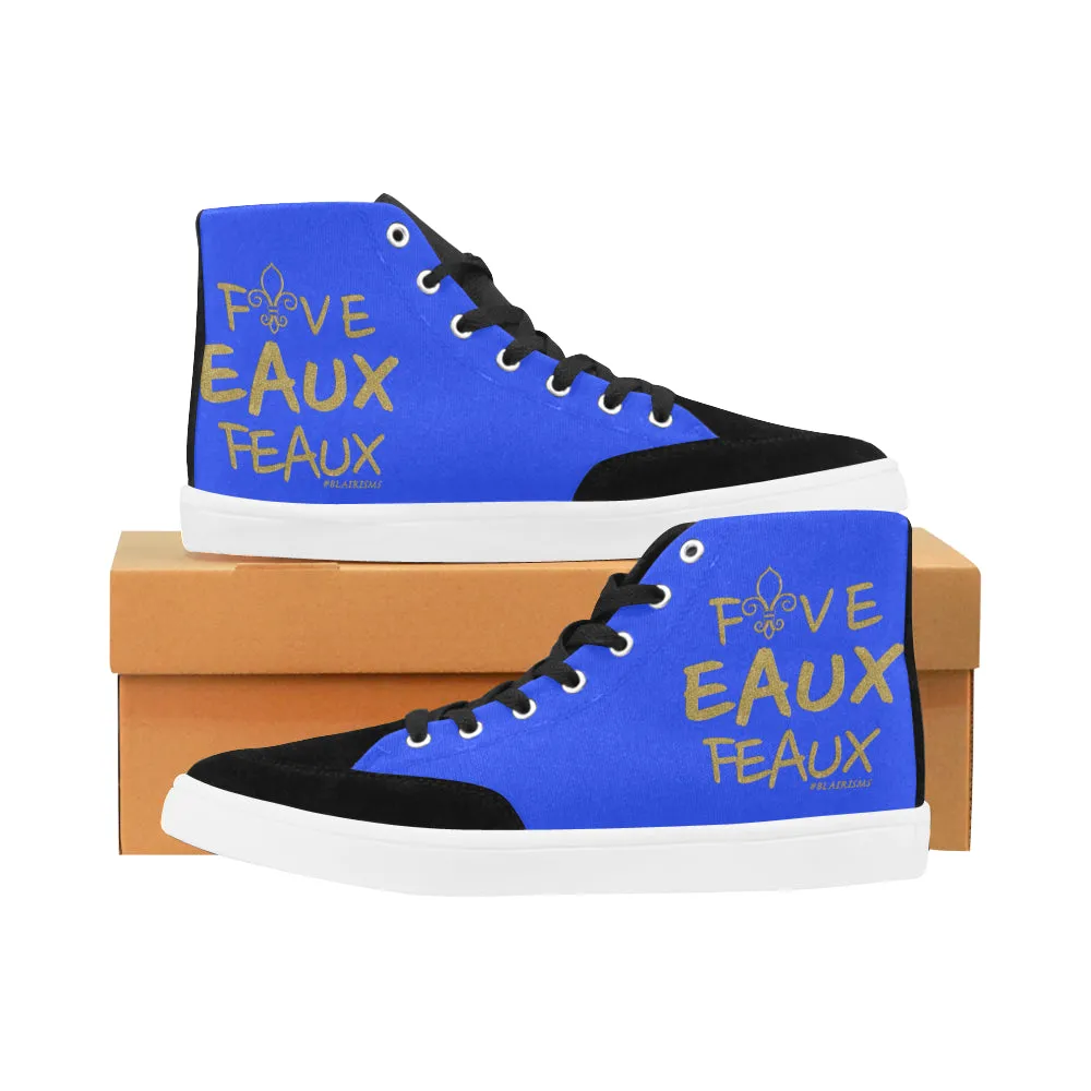 GOLD FIVE EAUX FEAUX MEN'S HI-TOP SHOES