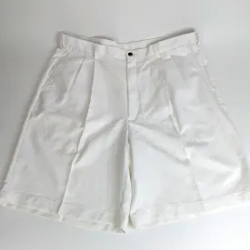 Haggar Men's White Dress Shorts 40