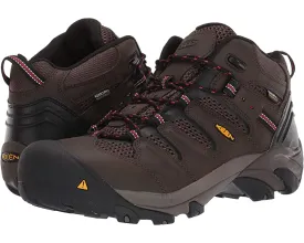 Lansing Mid Waterproof Steel Toe KEEN Utility Sneakers, Cascade Brown