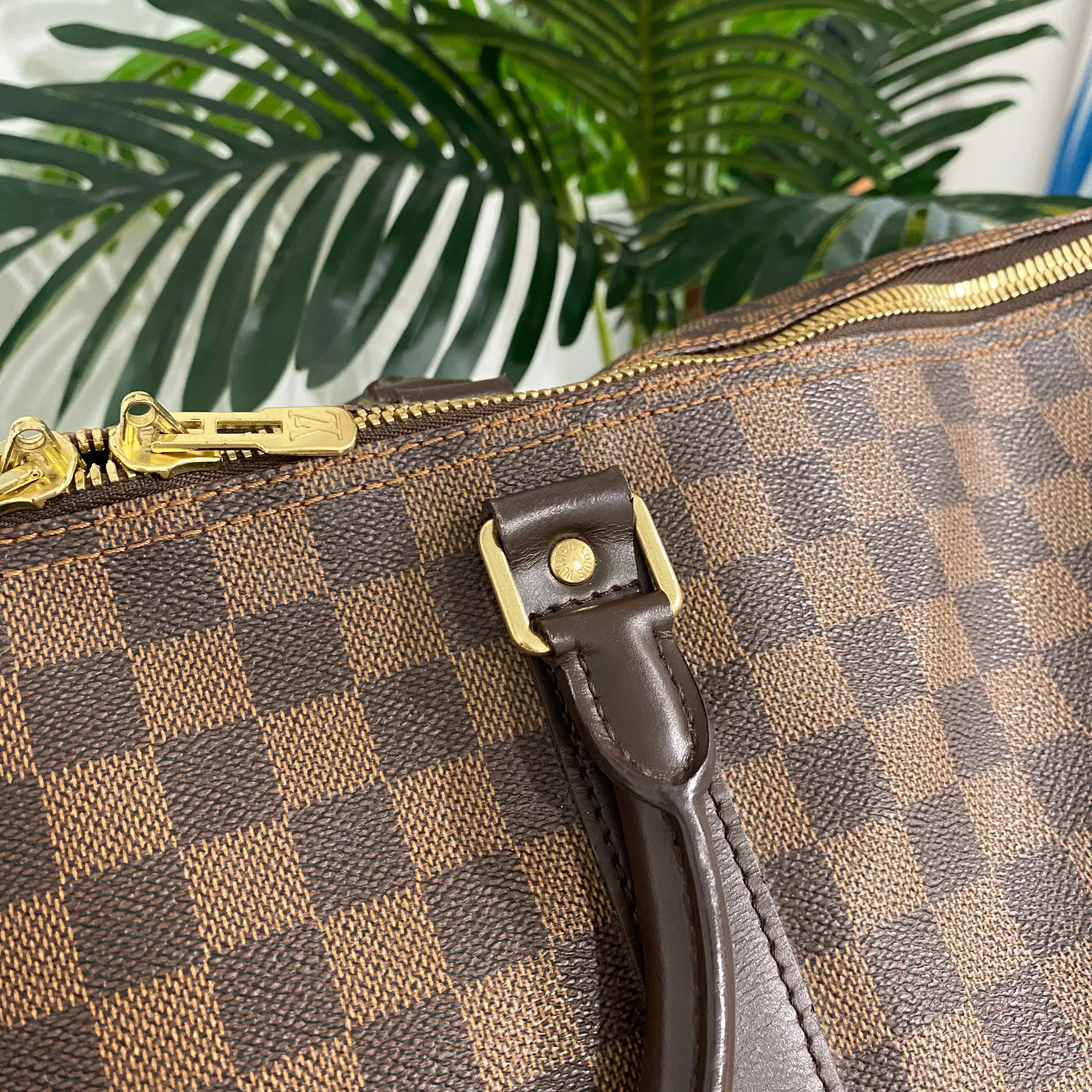Louis Vuitton Damier Ebene Keepall 55