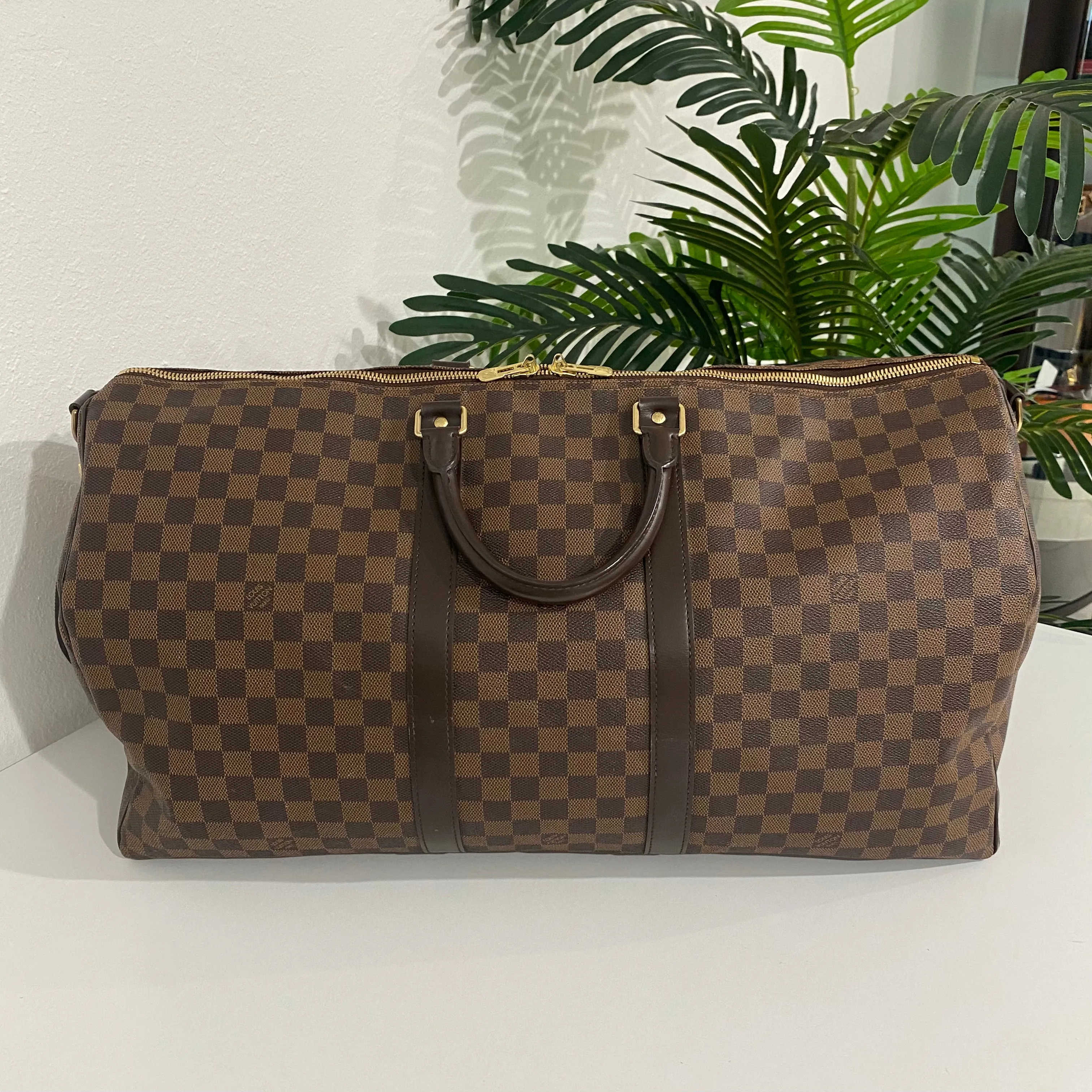 Louis Vuitton Damier Ebene Keepall 55