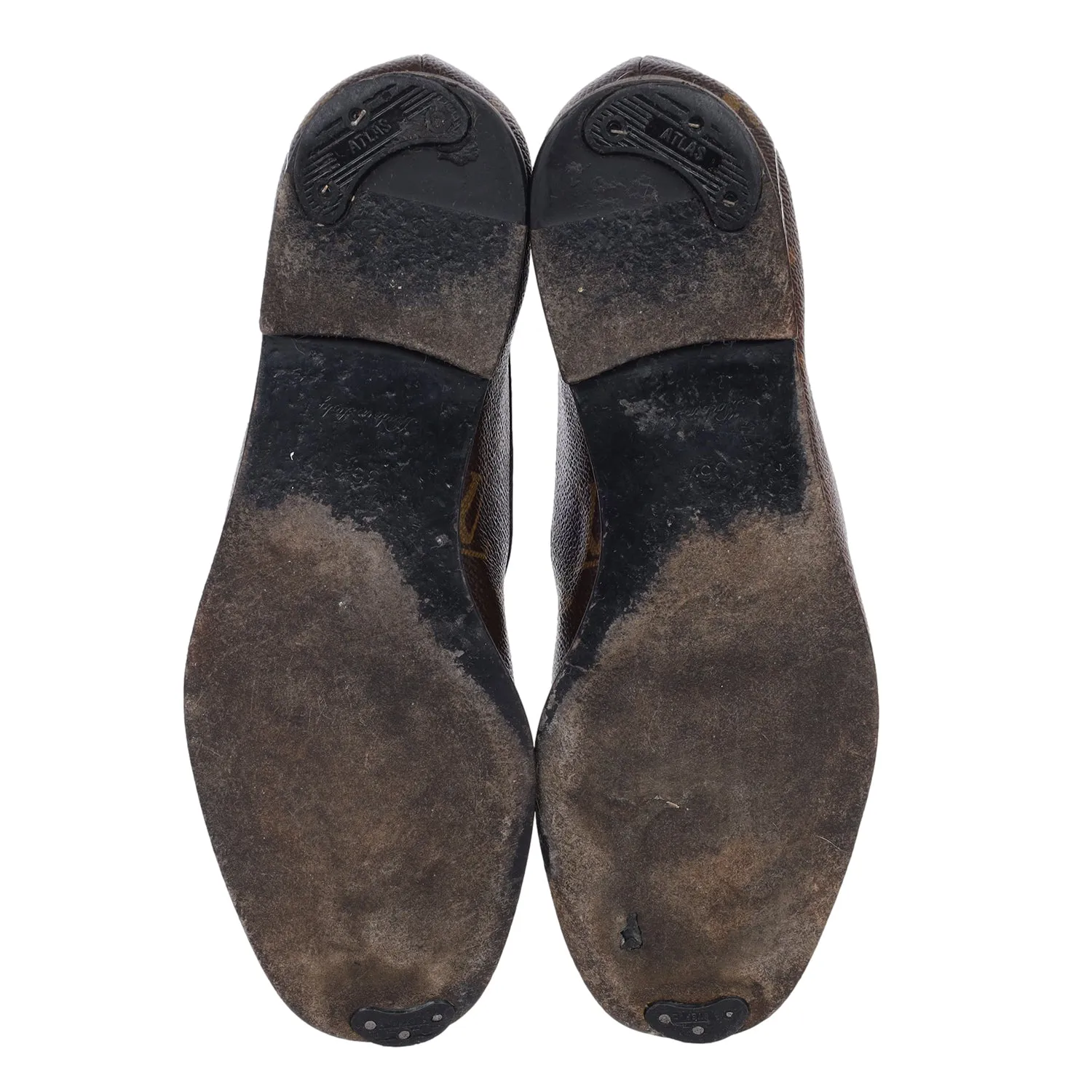 Monogram Society Loafers 36.5 (Authentic Pre-Owned)