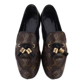 Monogram Society Loafers 36.5 (Authentic Pre-Owned)