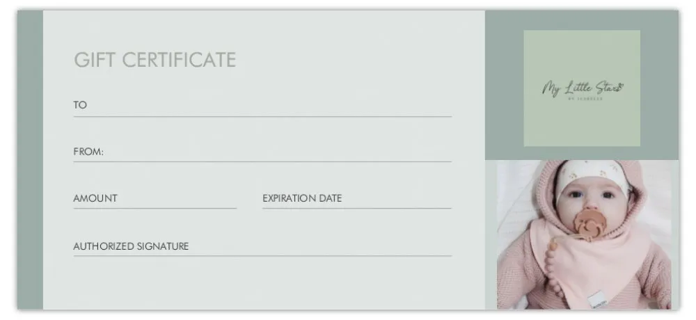 My Little Stars by Isabelle GIFT VOUCHERS