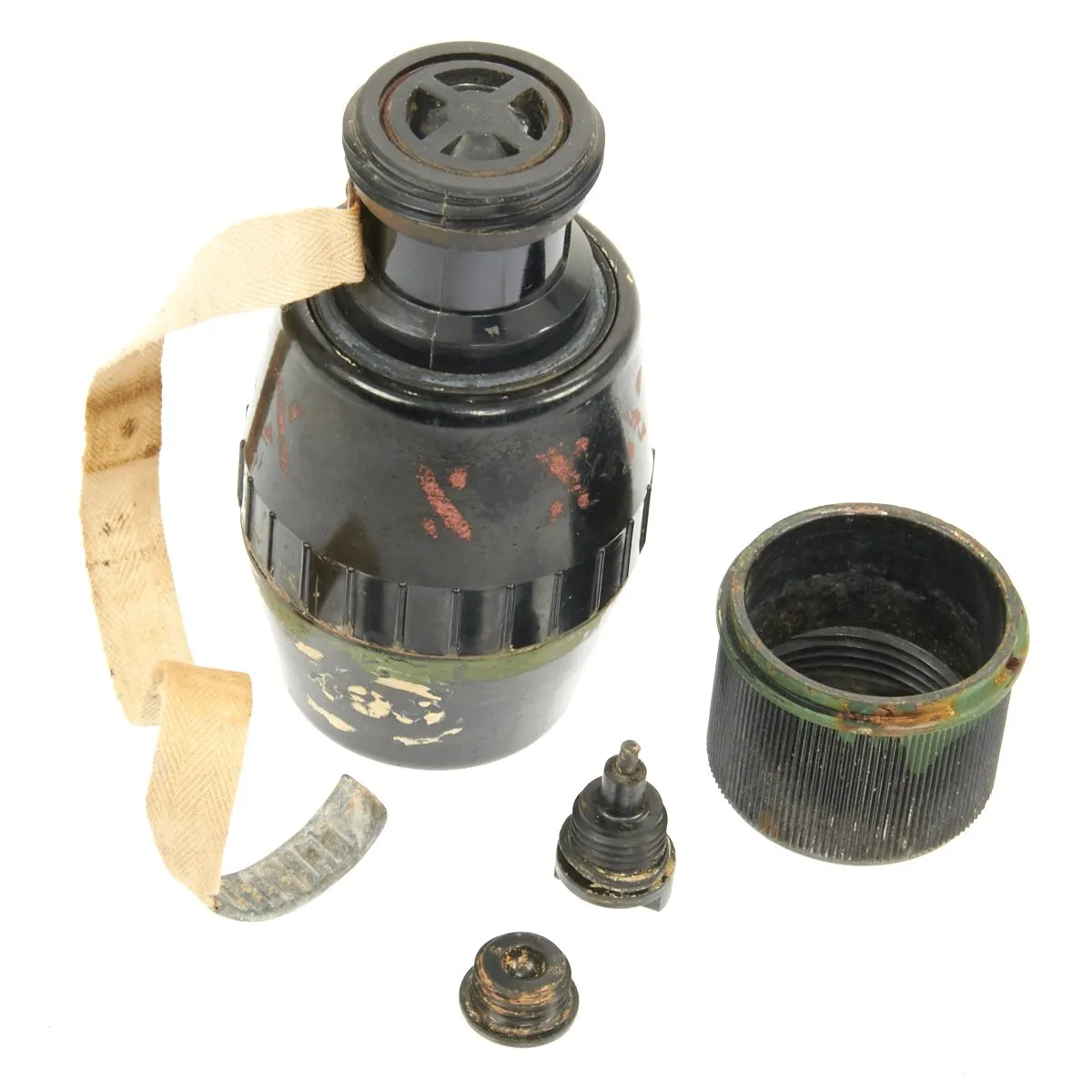 Original British WWII British No 69 Grenade Dated 1940 - Inert