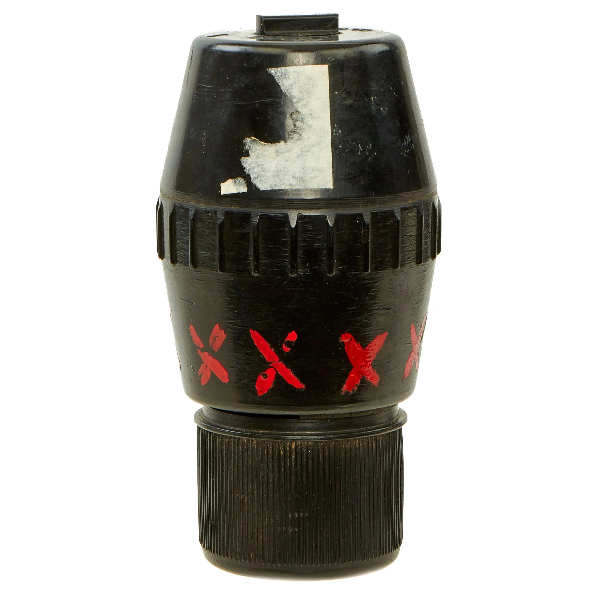 Original British WWII British No 69 I Bakelite High Explosive Inert Hand Grenade by Thomas De La Rue, London - dated 1940