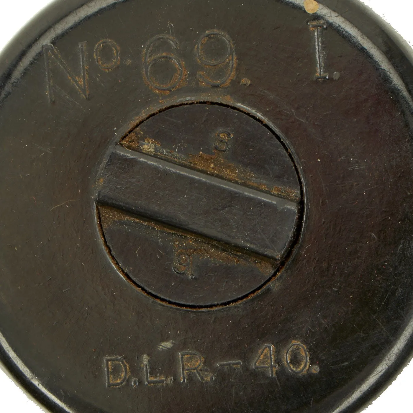 Original British WWII British No 69 I Bakelite High Explosive Inert Hand Grenade - dated 1940